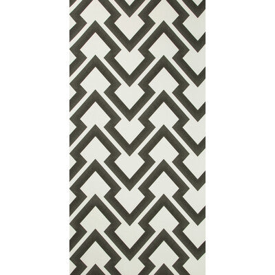 BRUNSCHWIG & FILS LIGHTNING BOLT PRINT---GEOMETRIC CHARCOAL,GREY,   - P8019108.21.0