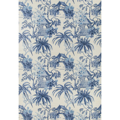 BRUNSCHWIG & FILS TONGLI PRINT--CHINOISERIE-BOTANICAL & FLORAL BLUE,BLUE,   - P8019115.55.0