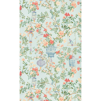 BRUNSCHWIG & FILS JARDIN FLEURI PRINT--CHINOISERIE-BOTANICAL & FLORAL MULTI,PINK,TURQUOISE   - P8019118.157.0