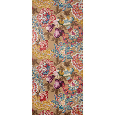 BRUNSCHWIG & FILS KARABALI PRINT---BOTANICAL & FLORAL MULTI,BEIGE,RED   - P8020101.1659.0