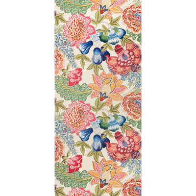 BRUNSCHWIG & FILS KARABALI PRINT---BOTANICAL & FLORAL MULTI,RED,BLUE   - P8020101.195.0