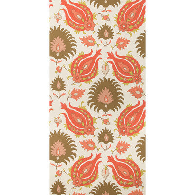 BRUNSCHWIG & FILS KASHMIRI PRINT--BOTANICAL & FLORAL-JACOBEANS MULTI,PINK,BEIGE   - P8020102.1736.0