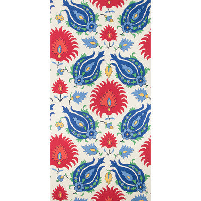 BRUNSCHWIG & FILS KASHMIRI PRINT--BOTANICAL & FLORAL-JACOBEANS MULTI,BLUE,RED   - P8020102.5193.0