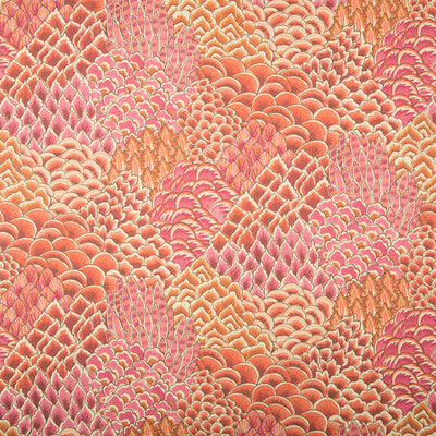 BRUNSCHWIG & FILS KATIBI PRINT--BOTANICAL & FLORAL-GLOBAL MULTI,PINK,ORANGE   - P8020104.712.0