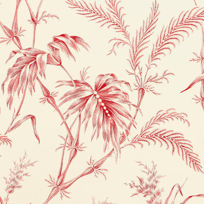 BRUNSCHWIG & FILS LAUZIERE PRINT---BOTANICAL & FLORAL RED,RED,   - P8020113.19.0