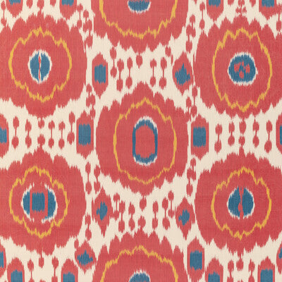 BRUNSCHWIG & FILS MAYENNE PRINT---IKAT/SOUTHWEST/KILIMS RED,RED,BLUE   - P8020114.195.0