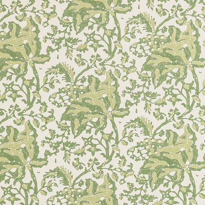 BRUNSCHWIG & FILS WEYMOUTH PRINT---BOTANICAL & FLORAL GREEN,SAGE,   - P8022102.33.0