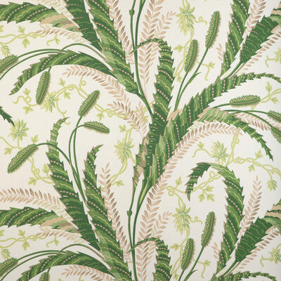 BRUNSCHWIG & FILS VERNAY PRINT---BOTANICAL & FLORAL WHITE,BEIGE,GREEN   - P8023101.3.0