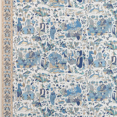 BRUNSCHWIG & FILS SHALIMAR PRINT--CHINOISERIE-TOILE BLUE,BEIGE,WHITE   - P8024100.516.0