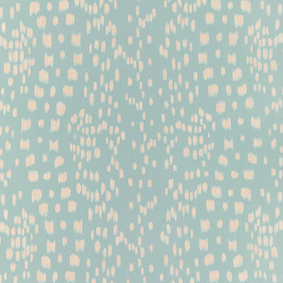 BRUNSCHWIG & FILS LES TOUCHES REVERSE PRINT---ANIMAL SKINS TURQUOISE,WHITE,   - P8024102.113.0