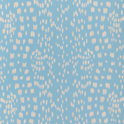 BRUNSCHWIG & FILS LES TOUCHES REVERSE PRINT---ANIMAL SKINS LIGHT BLUE,WHITE,   - P8024102.15.0