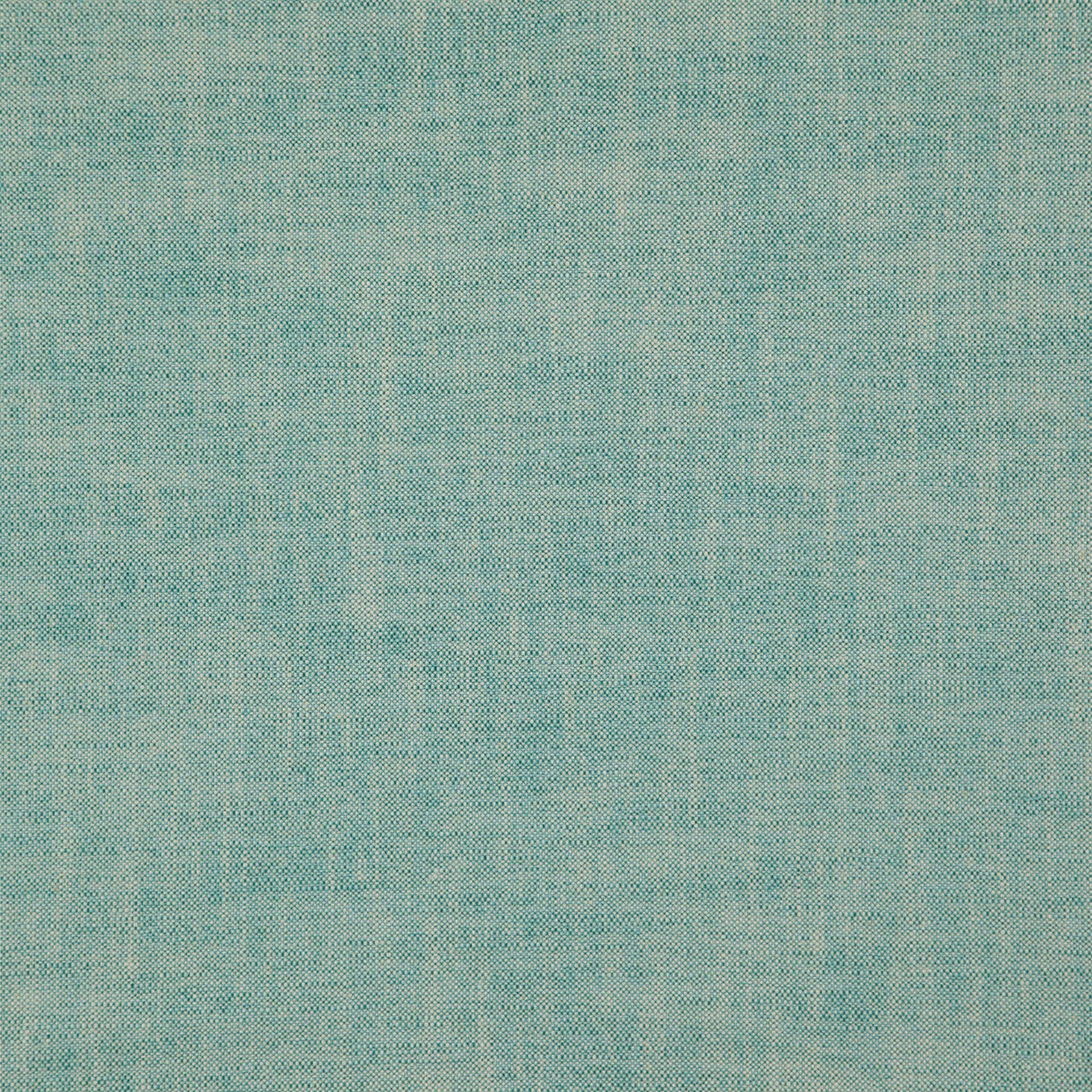 Teal woven fabric swatch with a subtle heathered pattern and visible textile weave.