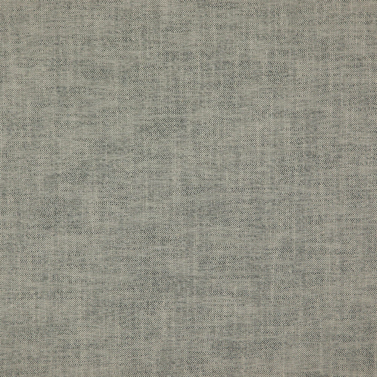 Grey linen-textured fabric close-up with woven heather tones, ideal for upholstery or crafts.