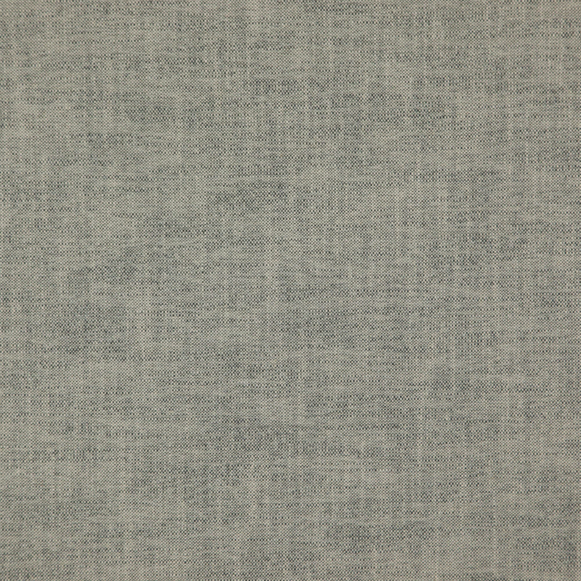 Grey linen-textured fabric close-up with woven heather tones, ideal for upholstery or crafts.