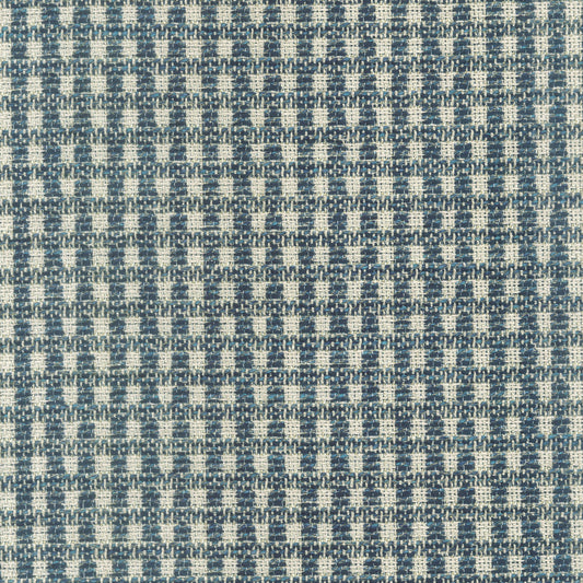 STOUT TEXTILES  UPHOLSTERY,WOVENS TRADITIONAL, PLAID/CHECK INDIGO,INK   - PACE-3