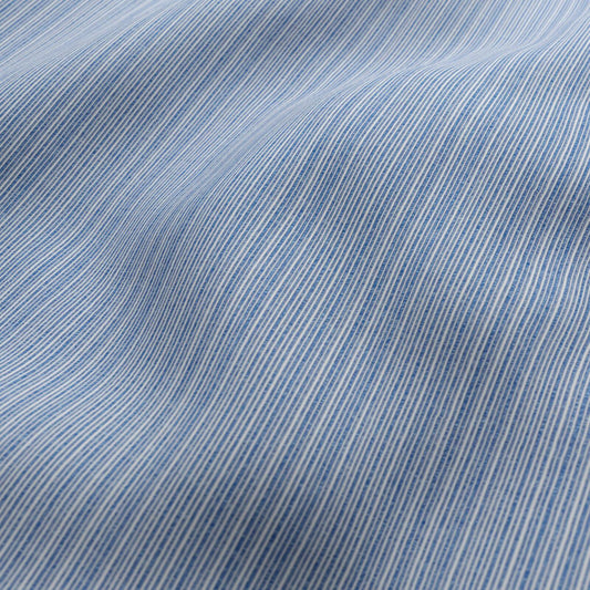 JF Fabrics FibreGuard Outdoor PACIFIC 64 Fabric Stripe Blue, White  Stripe, Outdoor - 9467864 J9301