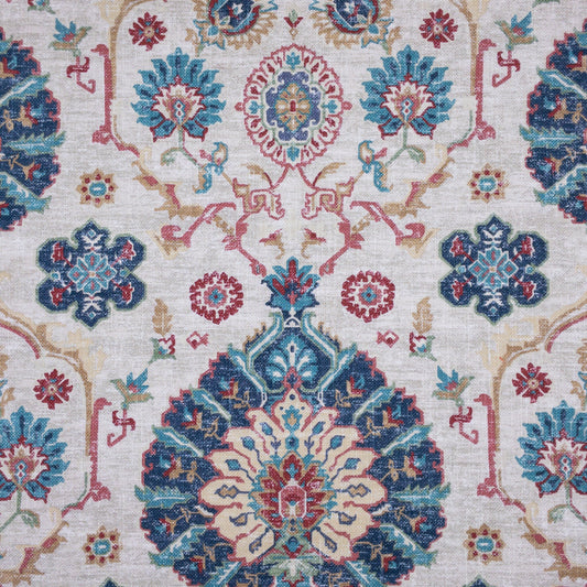 STOUT TEXTILES  MULTIPURPOSE,PRINT TRADITIONAL, MEDALLION MAUVE   - PAMP-1