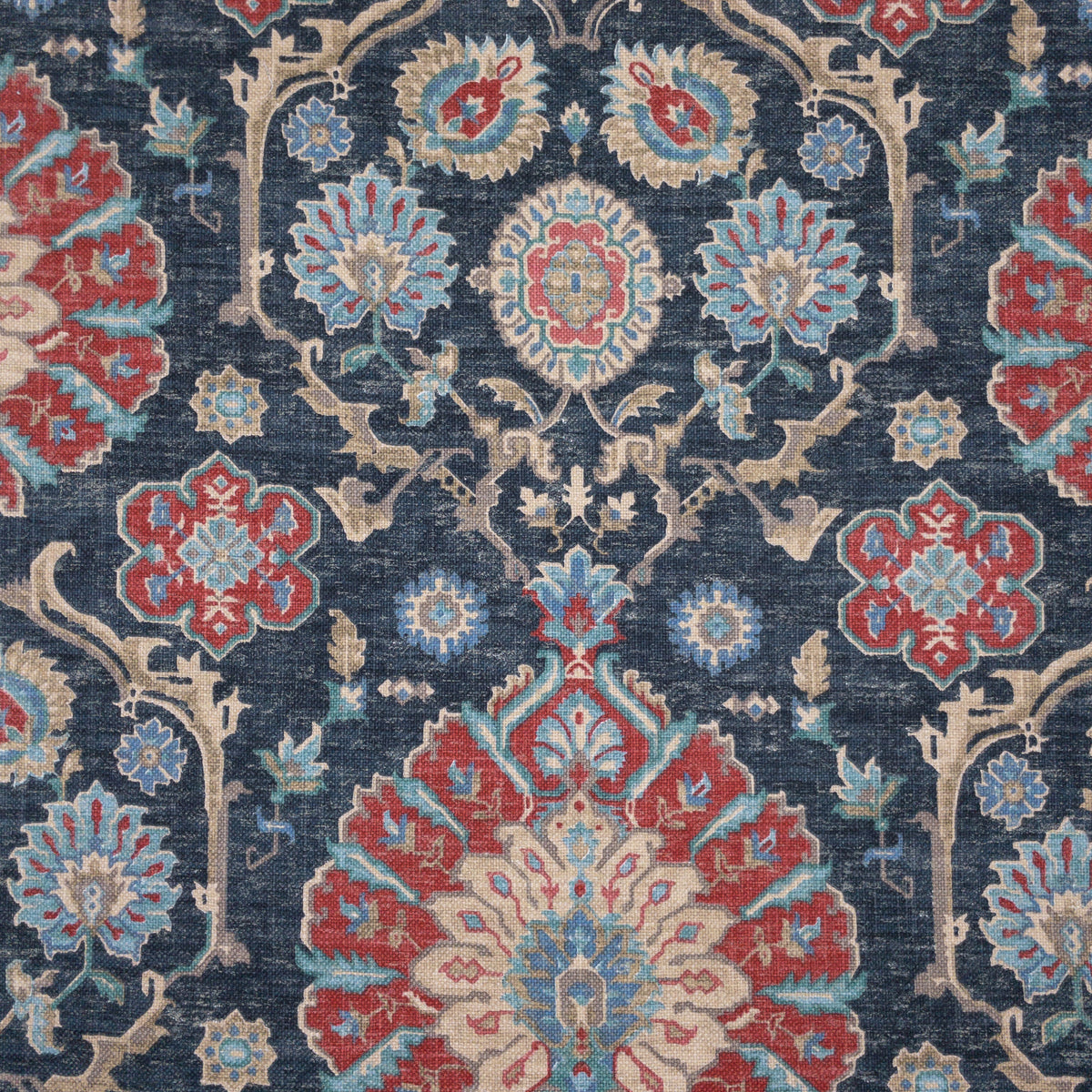 STOUT TEXTILES  MULTIPURPOSE,PRINT TRADITIONAL, MEDALLION COLONIAL,COPEN,DELFT   - PAMP-3