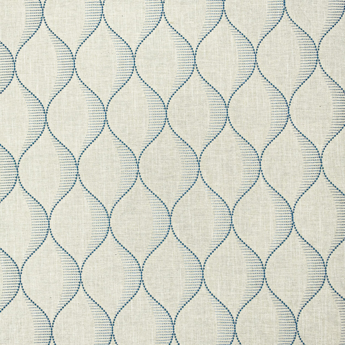STOUT TEXTILES  MULTIPURPOSE,EMBROIDERIES TRADITIONAL, OGEE BLUEBIRD,FRENCHBLUE   - PARE-3