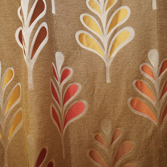 JF Fabrics JF Studio PARTRIDGE 24 Fabric Contemporary,Novelty Brown,Creme,Beige,Multi,Orange,Rust,Pink,Yellow,Gold  Jacquard,Silk,Linen Texture - 5084824 SJ101