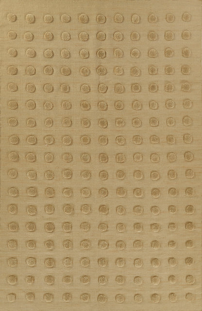 Beige taupe textured surface with evenly spaced small embossed circular dots in a grid.