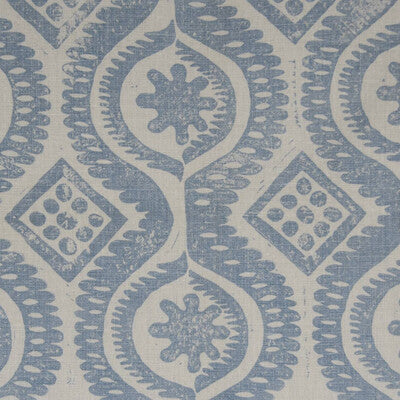 LEE JOFA DAMASK PRINT--MODERN-DAMASK WHITE,BLUE,   - PBFC-3501.15.0