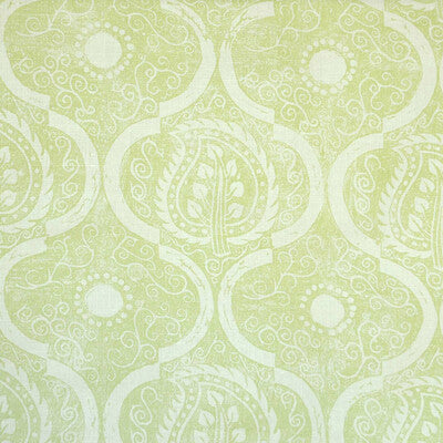 LEE JOFA PERSIAN LEAF PRINT--BOTANICAL & FLORAL-GLOBAL LIGHT GREEN,WHITE,   - PBFC-3503.23.0