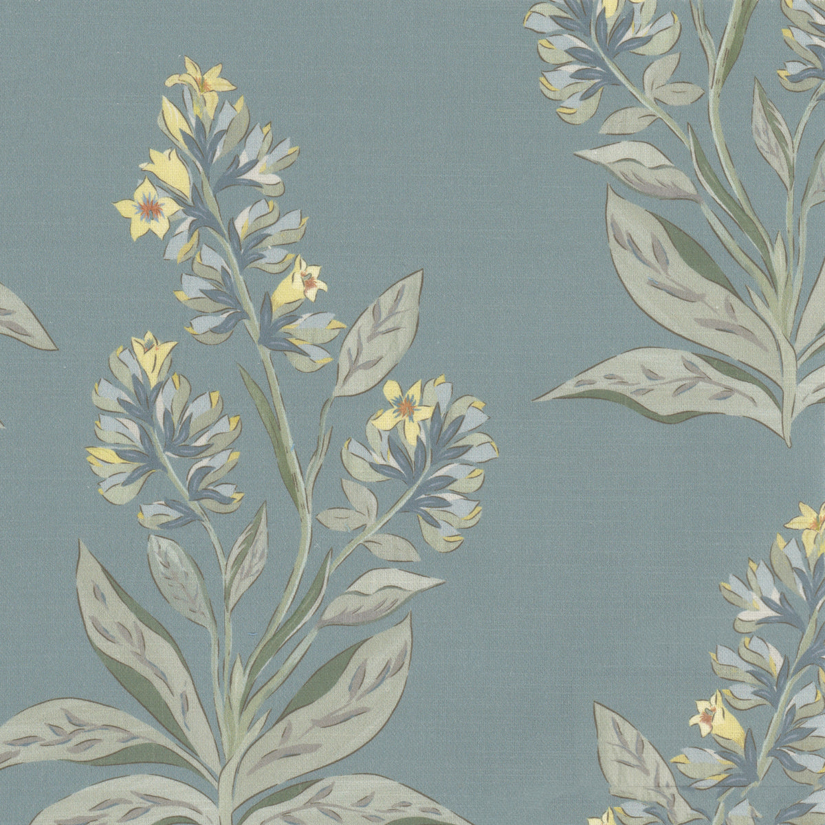 STOUT TEXTILES  MULTIPURPOSE,PRINT TRANSITIONAL,, FLORAL DRESDEN,SLATE   - PEGG-1