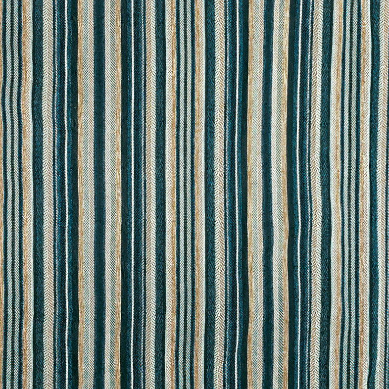 STOUT TEXTILES  UPHOLSTERY,WOVENS TRADITIONAL, STRIPE OCEAN   - PENL-2