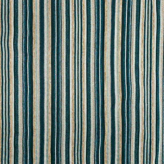 STOUT TEXTILES  UPHOLSTERY,WOVENS TRADITIONAL, STRIPE OCEAN   - PENL-2