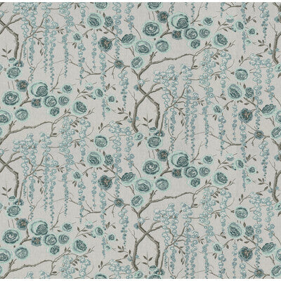 KRAVET BASICS PRINT  BLUE,GREY,BEIGE   - PEONYTREE.511.0