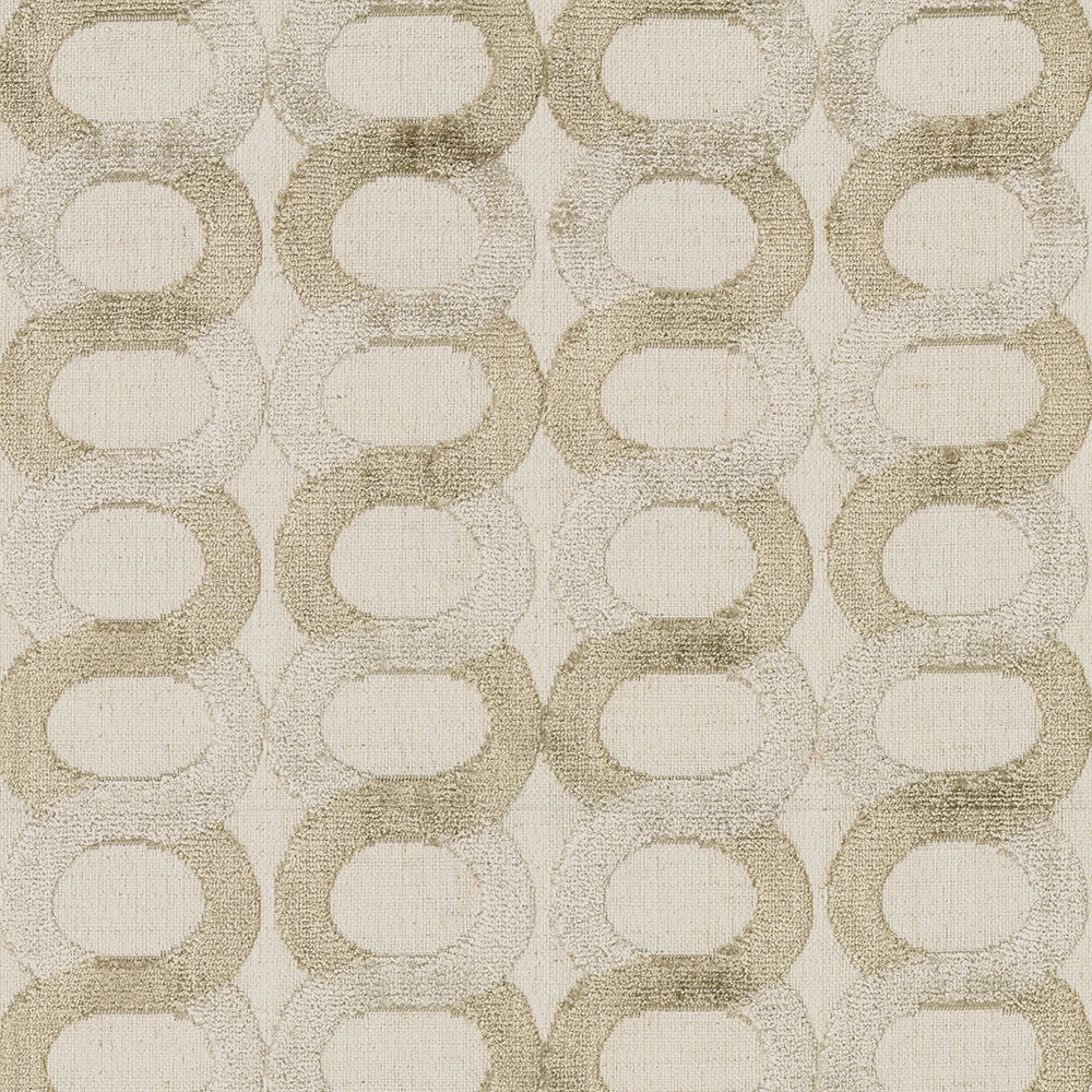 NICHOLASJOHN INC NJ-ETERNAL Flax Geometric   Fabric - NJ25-2612