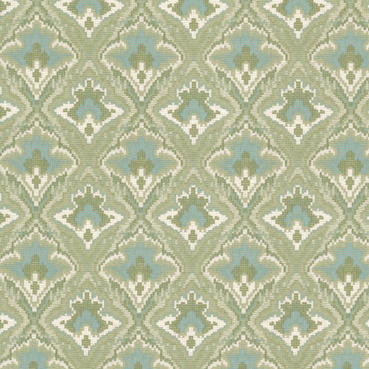 STOUT TEXTILES  UPHOLSTERY,WOVENS TRANSITIONAL,, MEDALLION SEAFOAM,SEAMIST   - PETW-2