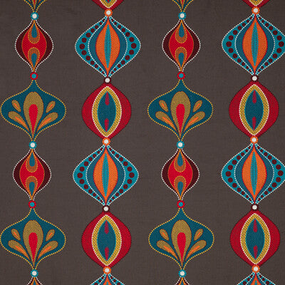 BAKER LIFESTYLE EMBROIDERY  TEAL,ORANGE,   - PF50471.1.0