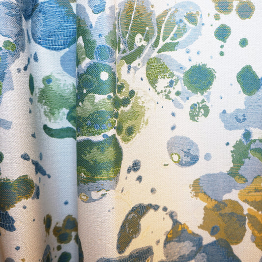 JF Fabrics JF Studio PINDELL 65 Fabric Transitional,Contemporary Blue,Creme,Beige,Green,Offwhite,Yellow,Gold  Jacquard,Texture - 5479265 SJ101