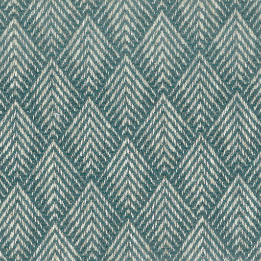 STOUT TEXTILES  UPHOLSTERY,CHENILLE TRADITIONAL, DIAMOND NORSE,TEAL   - PION-1