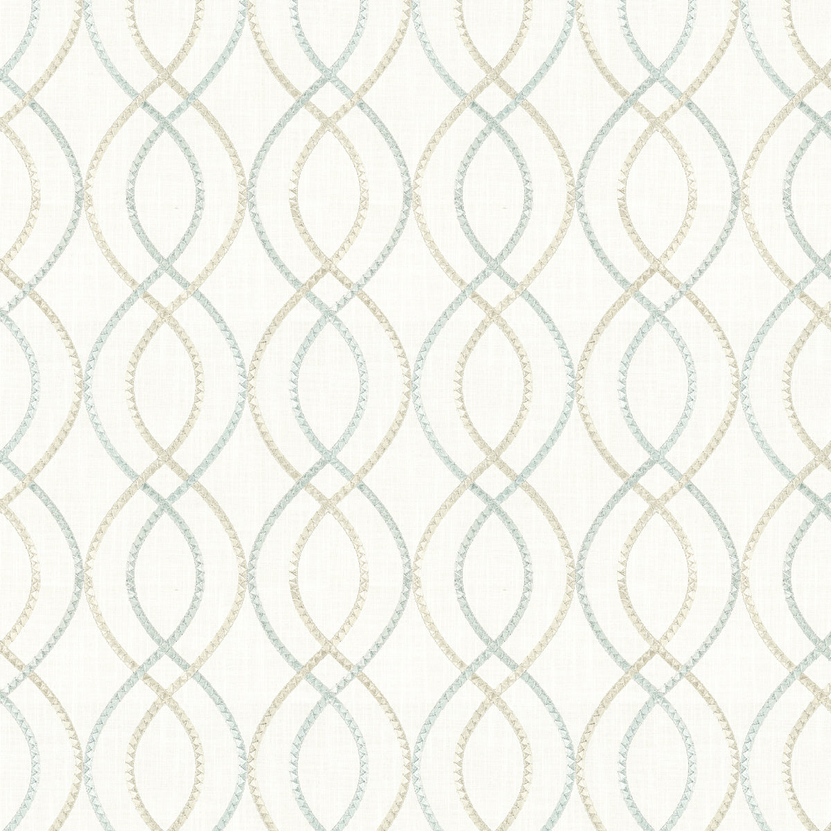 STOUT TEXTILES  MULTIPURPOSE,EMBROIDERIES TRADITIONAL, OGEE SHORELINE   - PLAC-3