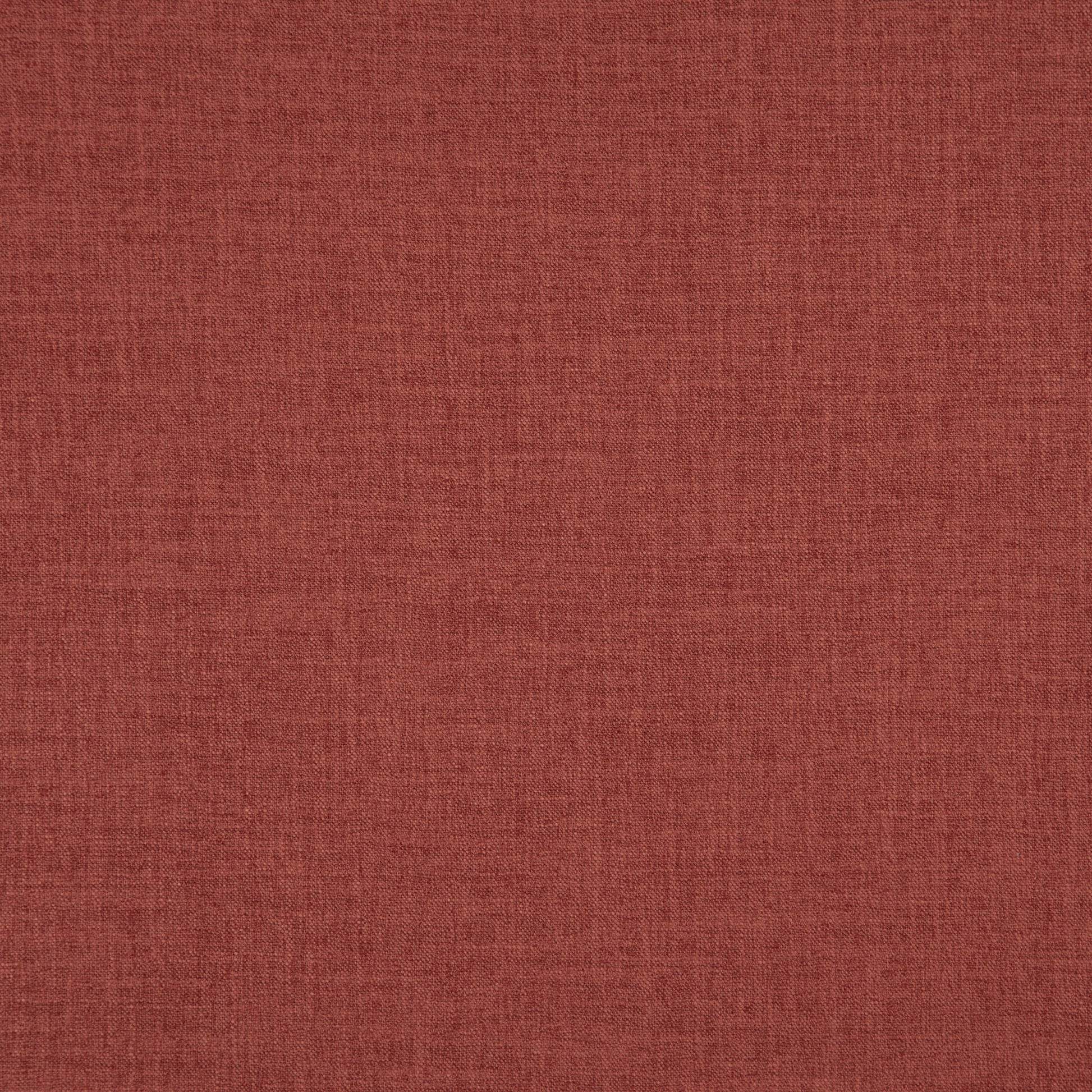 Rust-red linen-like fabric texture with a close-up weave in a warm burgundy/red shade, suitable for upholstery or crafts.