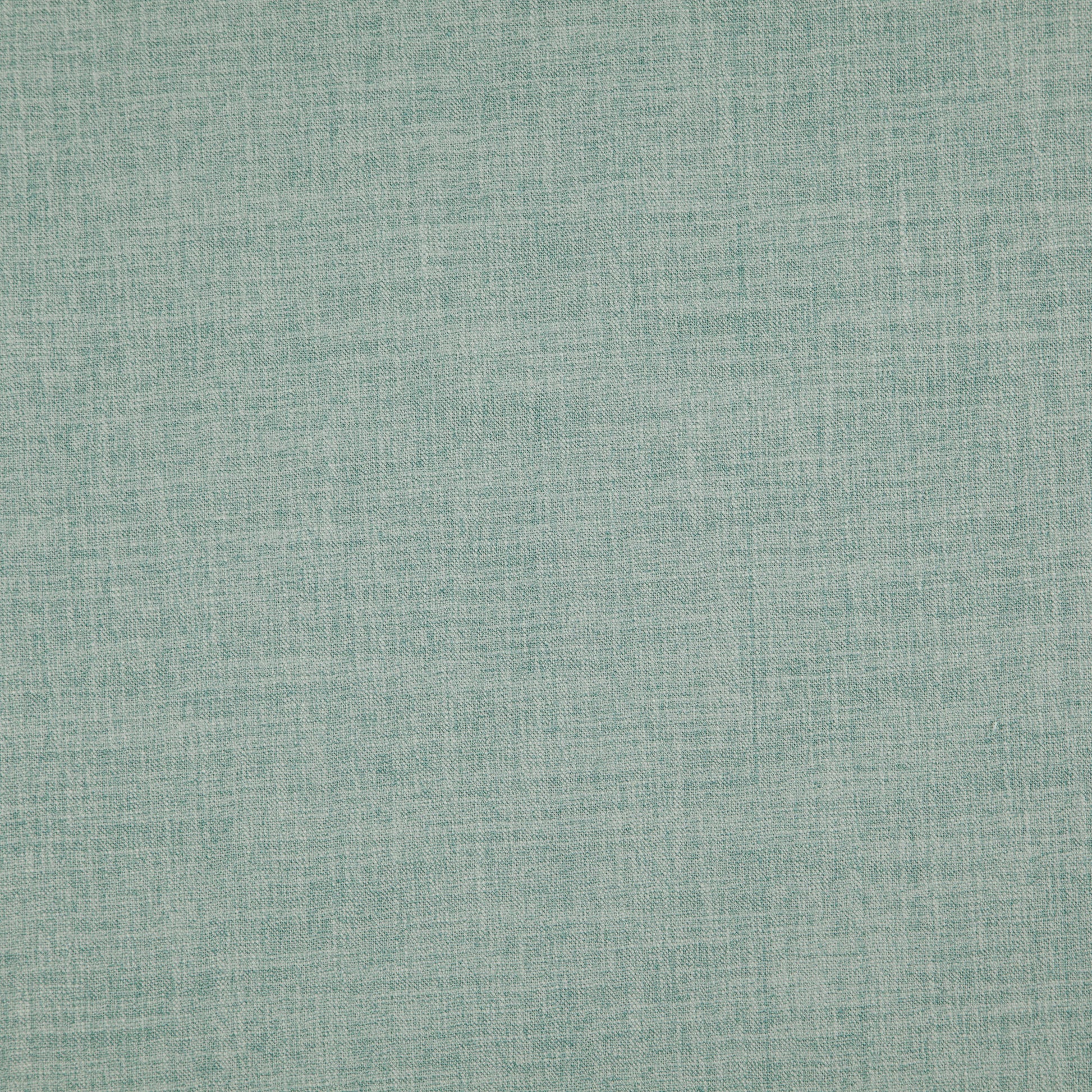Blue linen texture fabric close-up with visible weave and soft matte finish, suitable for upholstery or crafts.