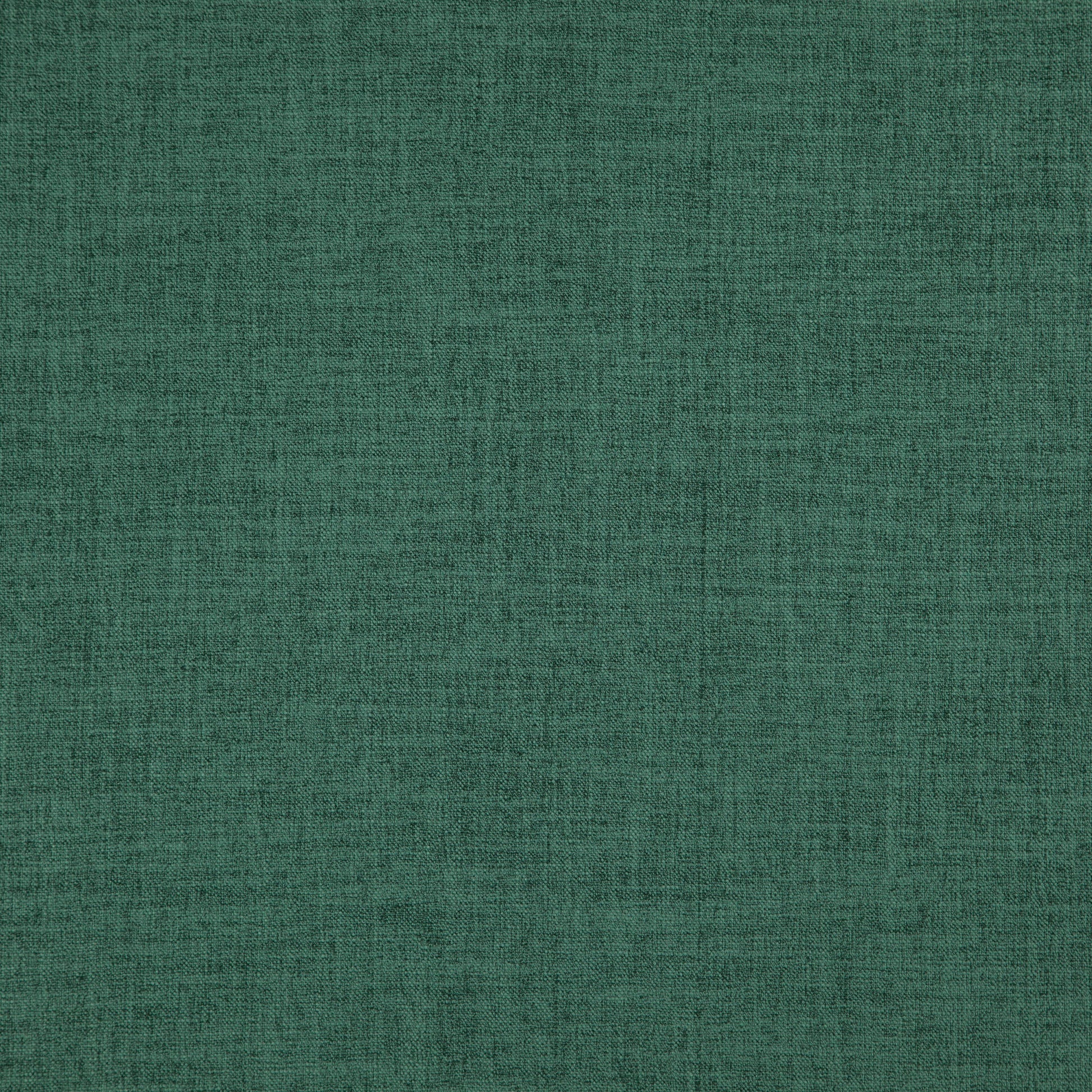 Emerald green linen-textured fabric with a subtle woven pattern.