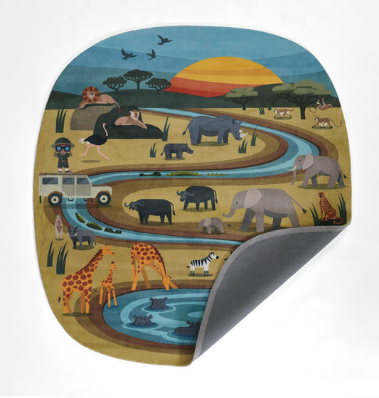 Momeni Rugs   Playground 4'X4'    - PLAYGPLY-5MTI4044