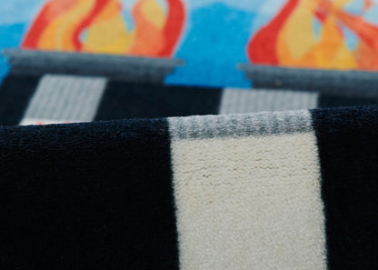 Momeni Rugs   Playground 2'X8'    - PLAYGPLY-6BLU2477