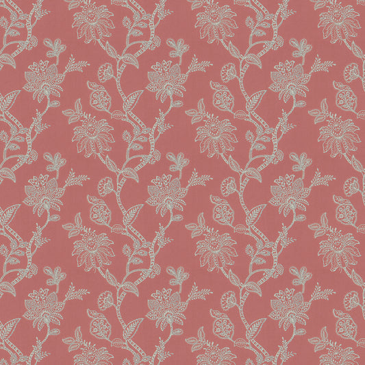 JF Fabrics PLIE 26 Fabric Traditional,Transitional,Contemporary,Floral Orange/Rust  Embroidery,Texture,Linen Texture - 6474026 J8011