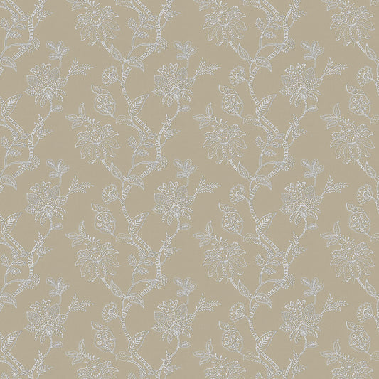 JF Fabrics PLIE 34 Fabric Traditional,Transitional,Contemporary,Floral Brown  Embroidery,Texture,Linen Texture - 6474034 J8001