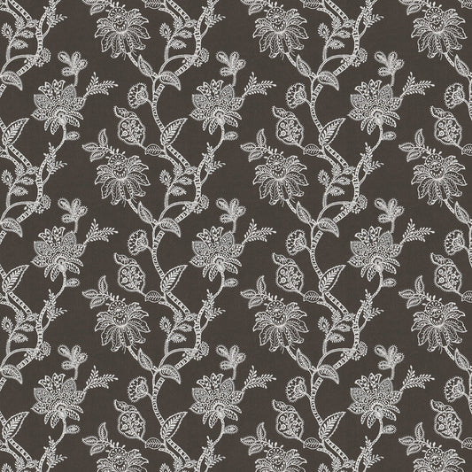 JF Fabrics PLIE 98 Fabric Traditional,Transitional,Contemporary,Floral Grey/Silver  Embroidery,Texture,Linen Texture - 6474098 J8011