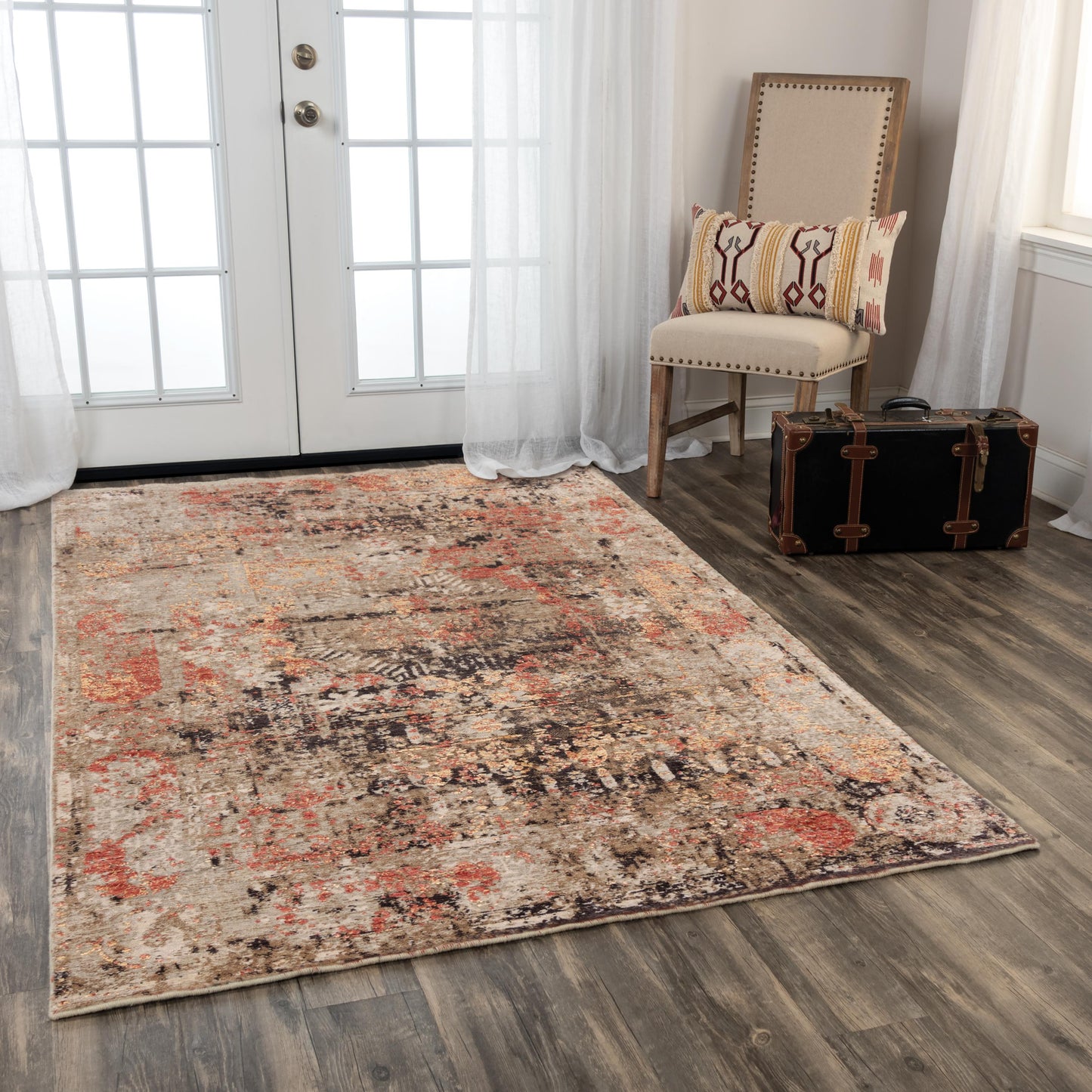 Contemporary rug, 9' x 12'.