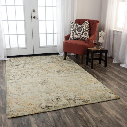Contemporary rug, 5' x 8'.