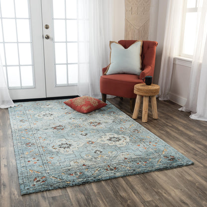Rug, transitional style, 10' x 13'.