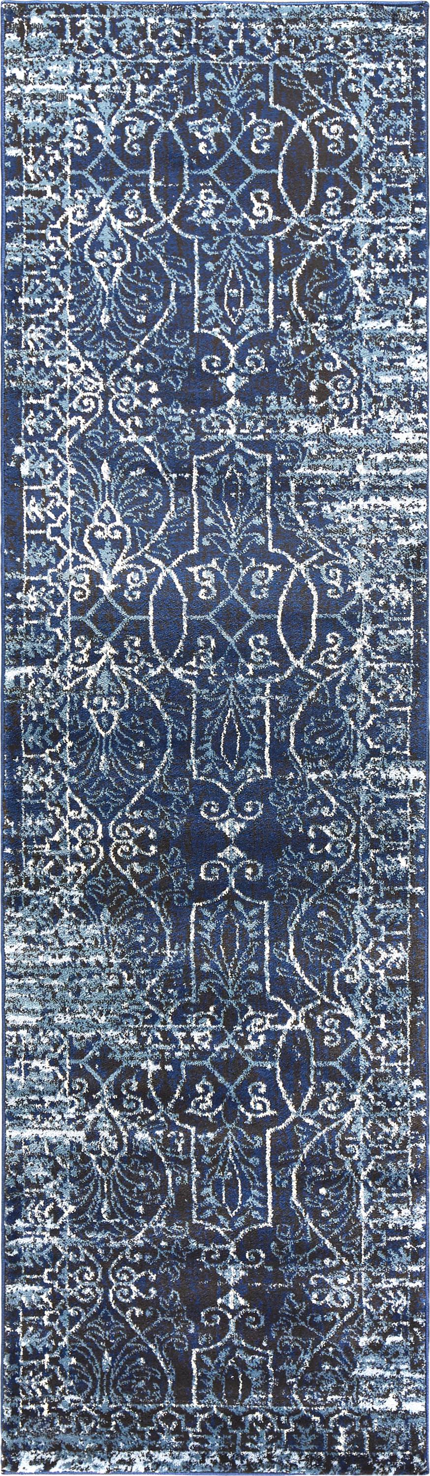 Transitional runner rug, 2' x 8'.
