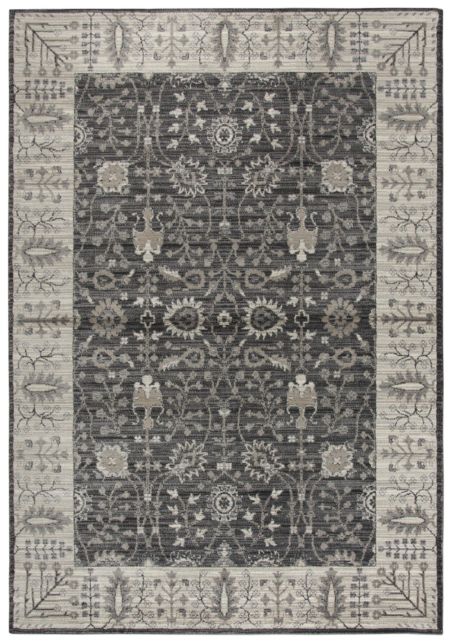 Traditional 5' x 8' rug.